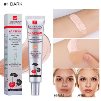CC Cream Concealer – Full Coverage Liquid Foundation, Waterproof & Long-Lasting Korean Makeup