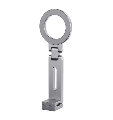 Universal Foldable Magnetic Phone Holder Magsafe Airplane Travel Mount Flexible Rotation for iPhone 12-16 Smartphones
