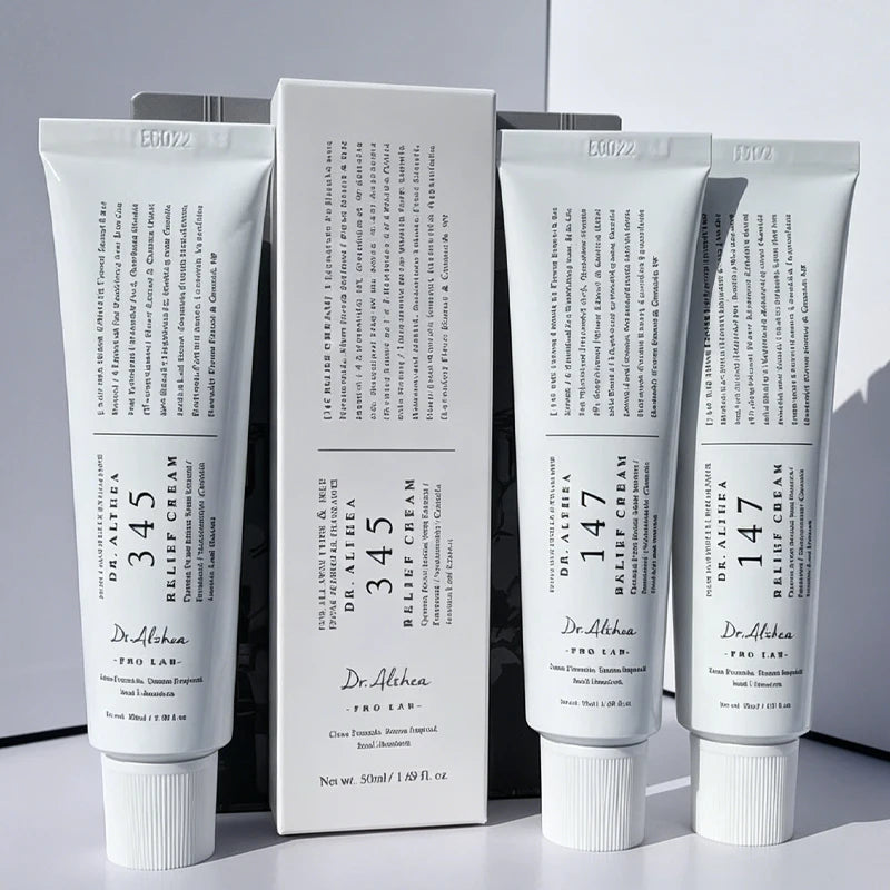 Dr.Althea Korean Skincare Cream - 345 Relief & 147 Barrier Repair Moisturizing Cream with Antioxidant Care & Vitamin C Essence
