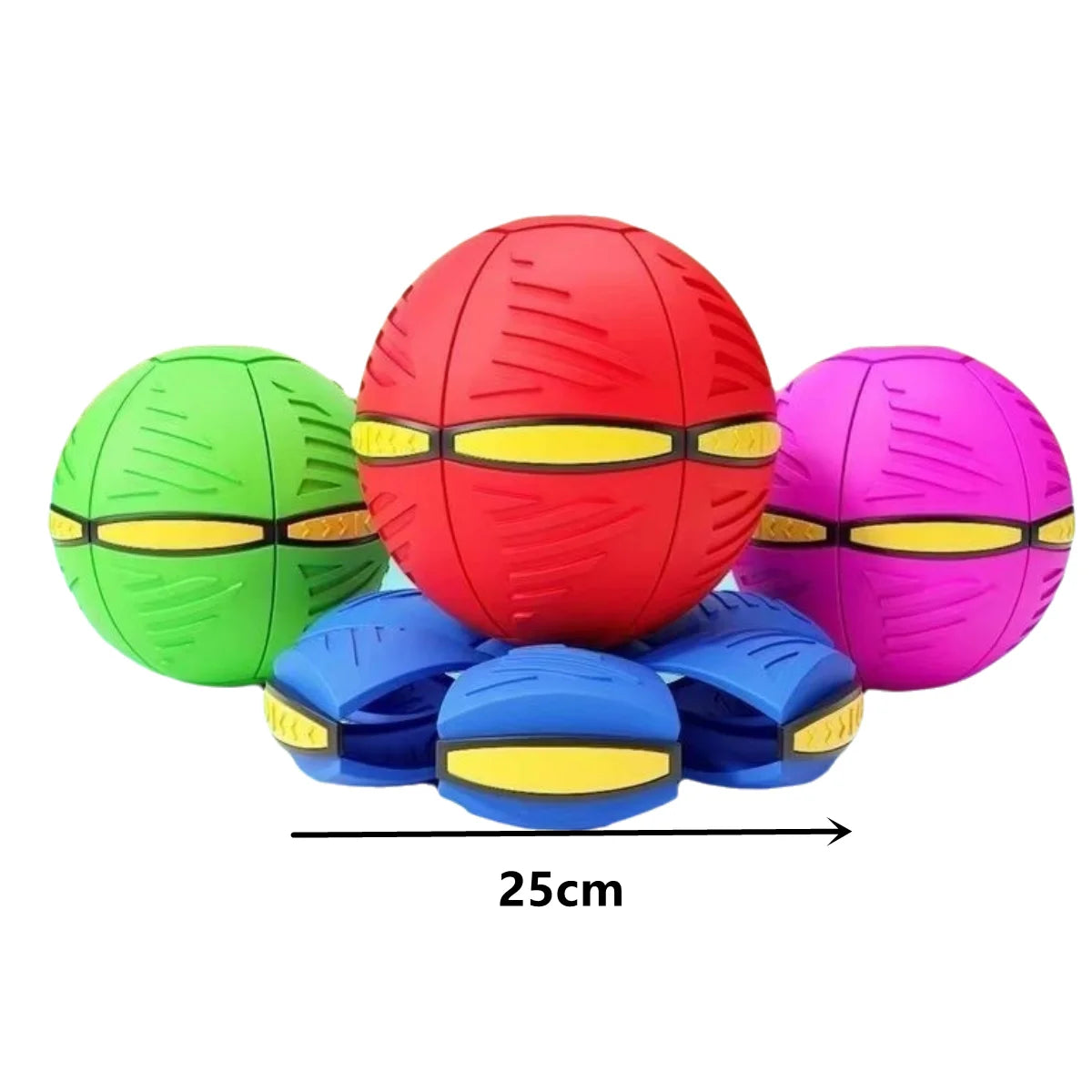 Blue Flying Saucer Deformation Ball Toy – Outdoor Parent-Child Foot Pressure Magic Vent Stress Relief Sports Toy