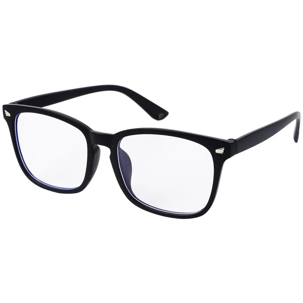 Square Blue Light Blocking Glasses – Nerd Eyeglasses Frame for Computer & Gaming Protection