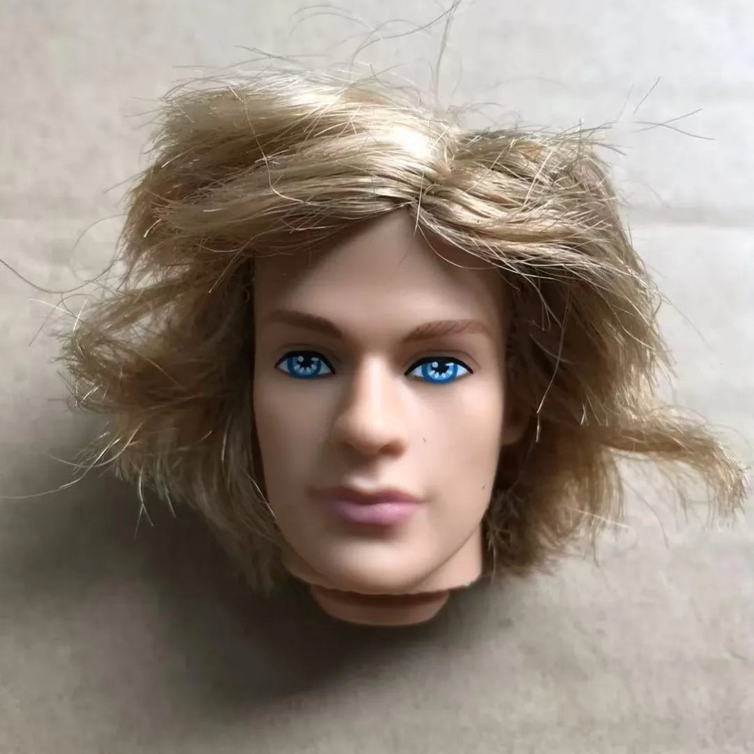 1/6 Male Doll Heads – DIY Ken Doll Parts for Beige Skin Dolls Accessories