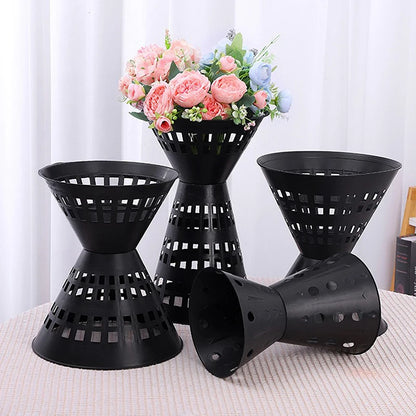 Plastic Flower Packaging Liner – Plant Stand & Fixed Bouquet Base for Floral Crafts and Supplies