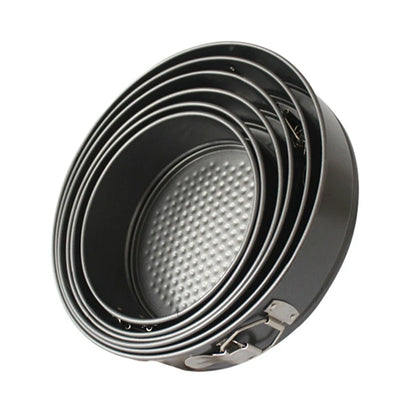 Springform Cake Pan – Carbon Steel Non-Stick Leakproof Baking Pan with Removable Bottom – Round Mold for Home Kitchen and Bakery