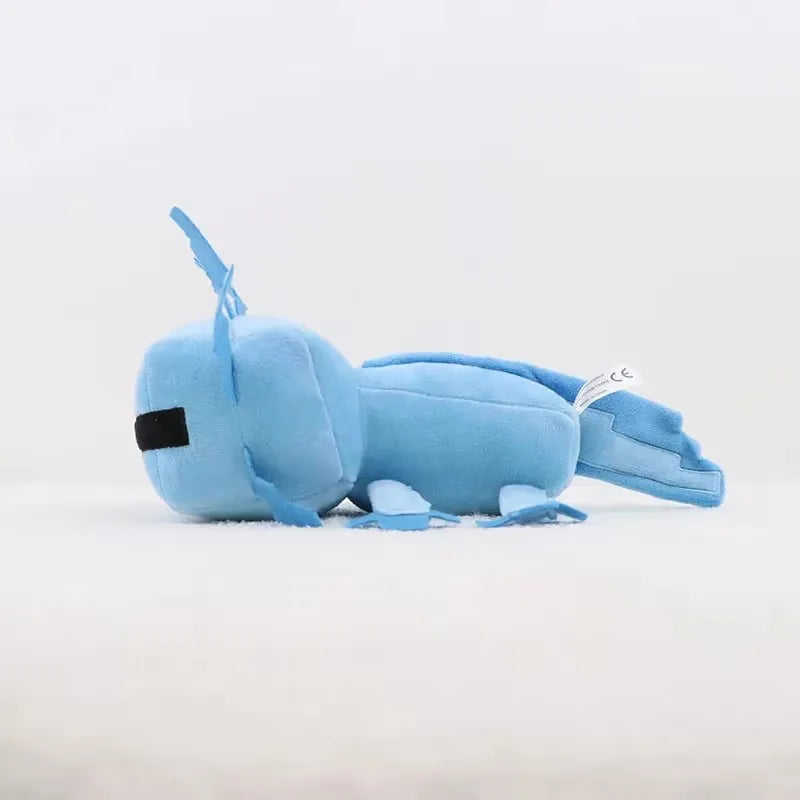 Minecraft-Inspired Axolotl & Mob Plush Toy - Soft Stuffed Doll Gift for Kids