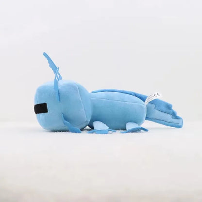 Minecraft-Inspired Axolotl & Mob Plush Toy - Soft Stuffed Doll Gift for Kids