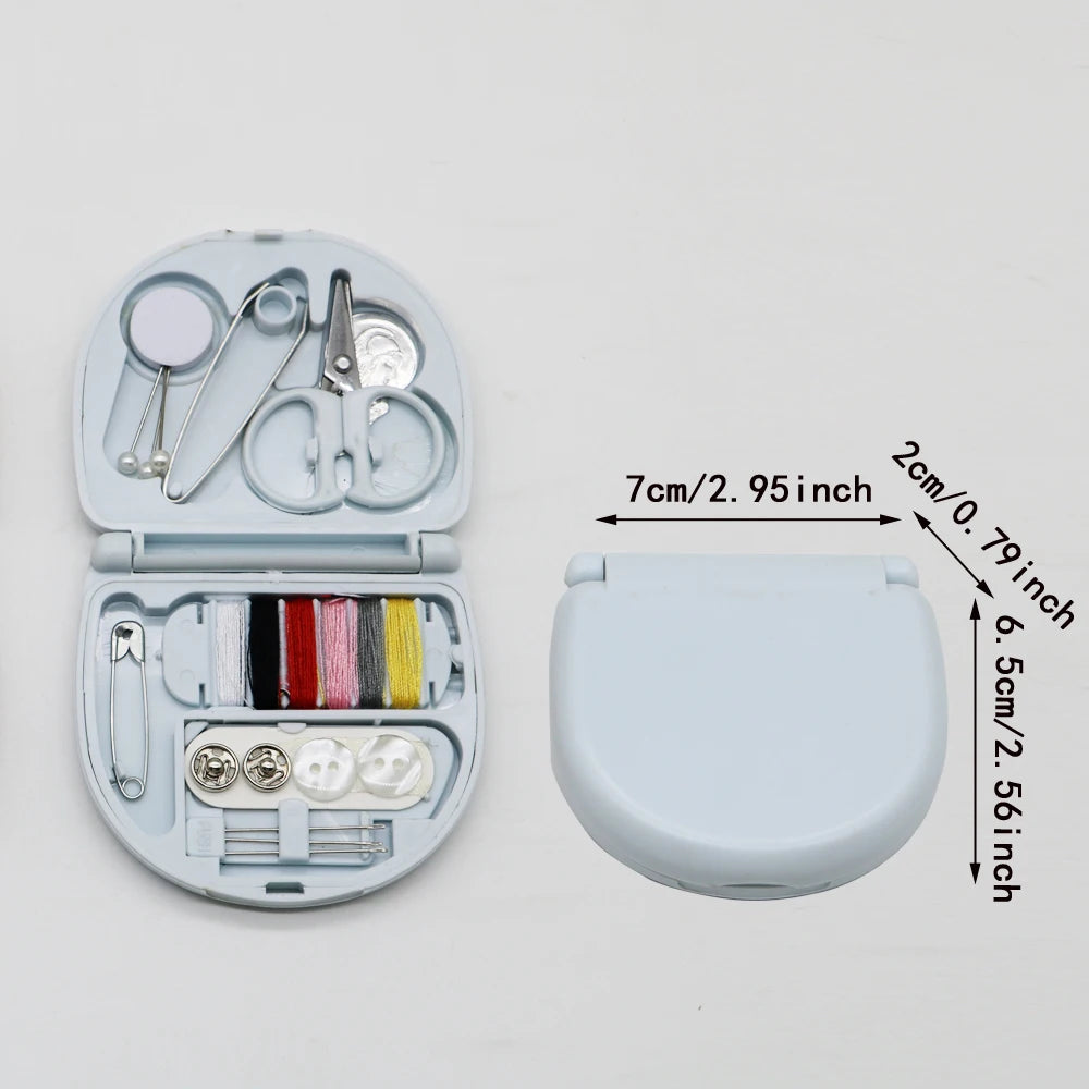 Mini Portable DIY Sewing Box – Travel & Home Sewing Kit