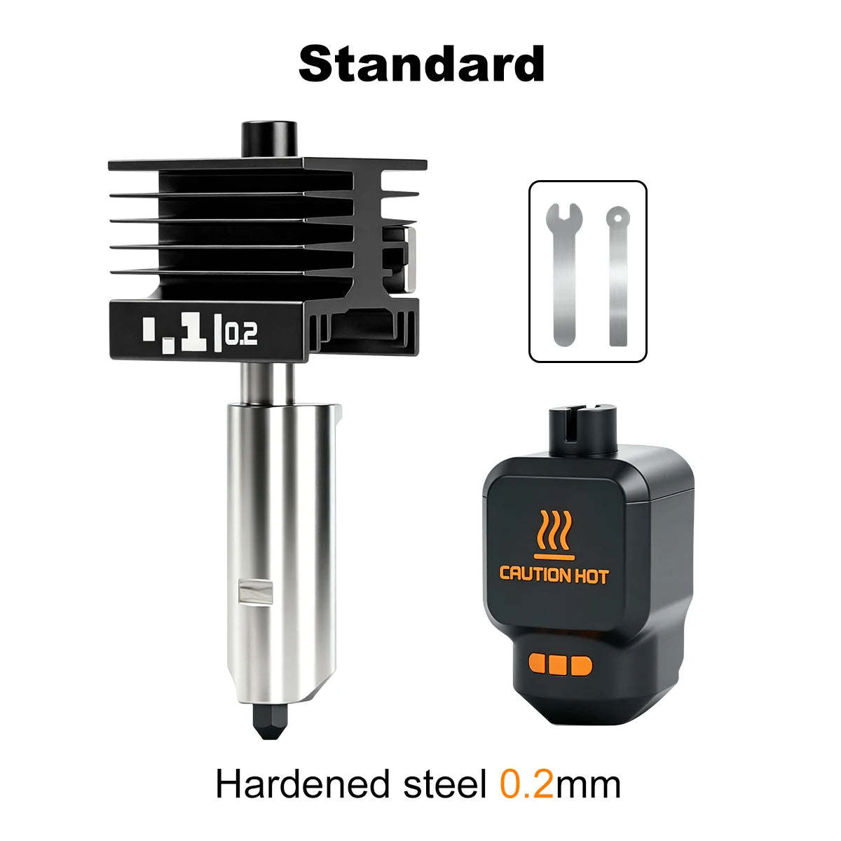 Bambu Lab P2S X2D Hotend Kit - High Quality Standard Flow Removable Nozzle 3D Printer Upgrade