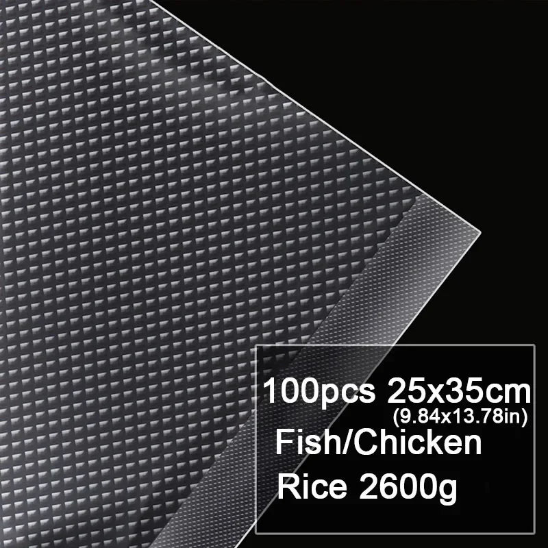 Kitchen Food Vacuum Sealer Bags - Fresh Food Storage & Long-Lasting Preservation