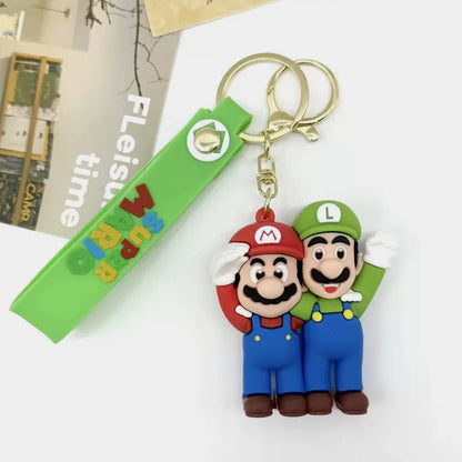 Super Mario Figurine Keychain - Cute Character Backpack Pendant, Doll Charm & Collectible Gift