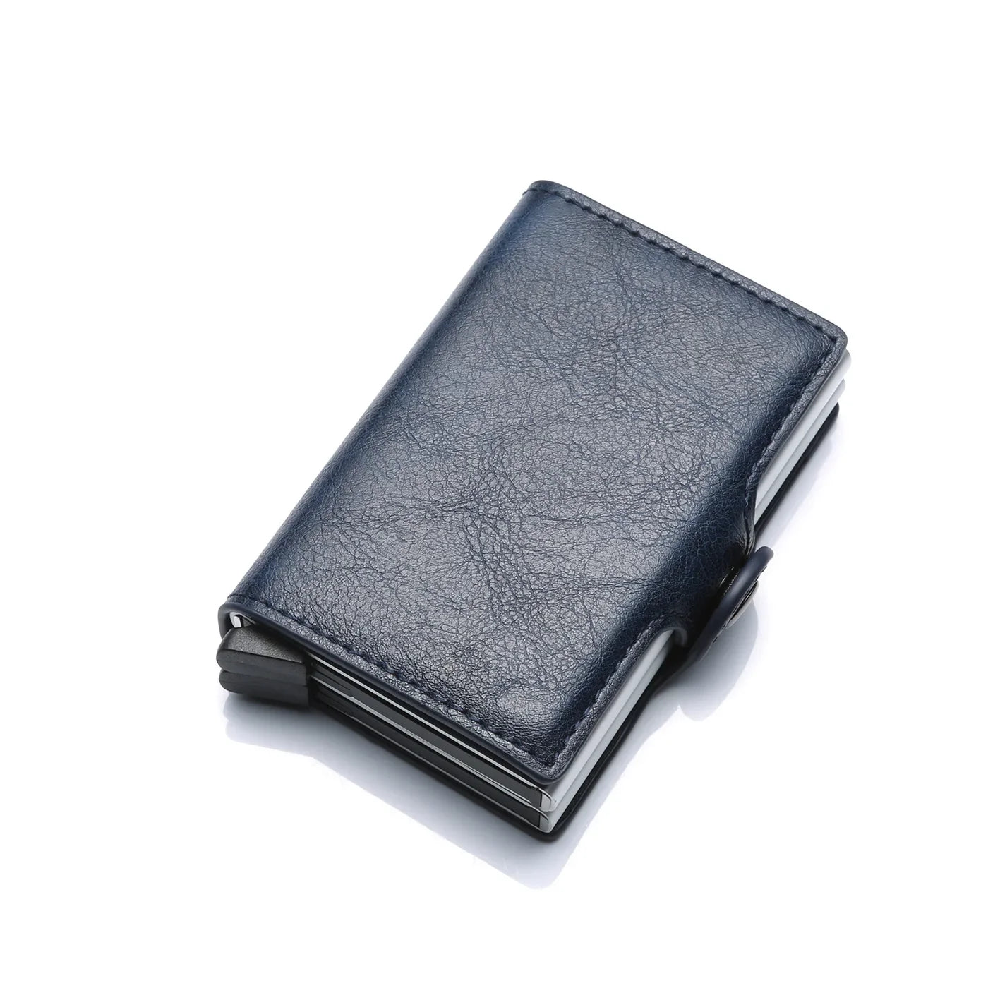 RFID Carbon Fiber Slim Wallet for Men – Mini Card Holder with 14 Slots, Small Money Bag Purse