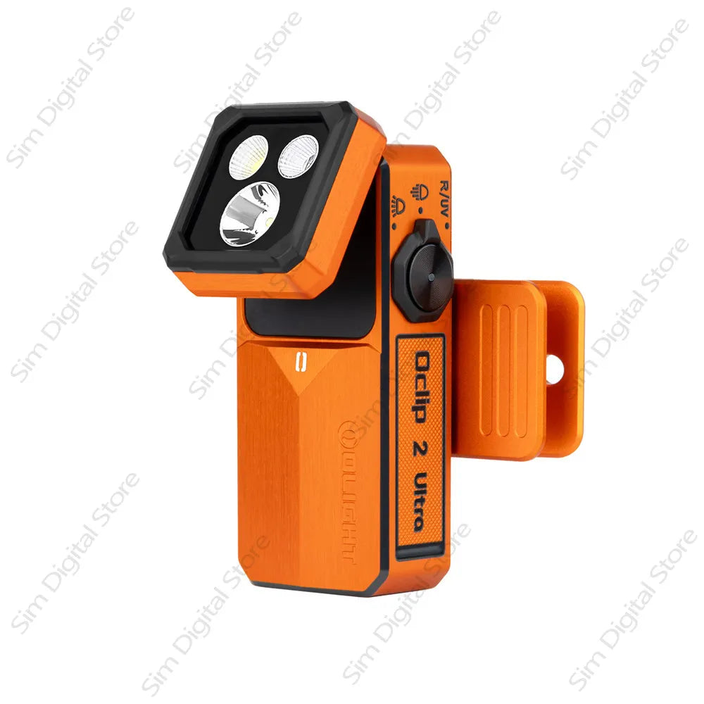OLIGHT Oclip 2 Ultra/Pro Mini EDC Flashlight - 580LM/530LM Clip-On Headlamp with 360° Rotatable Pocket Work Light