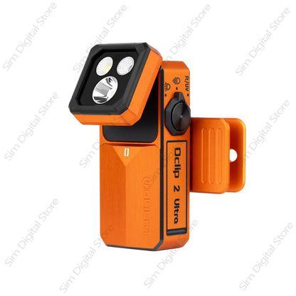 OLIGHT Oclip 2 Ultra/Pro Mini EDC Flashlight - 580LM/530LM Clip-On Headlamp with 360° Rotatable Pocket Work Light