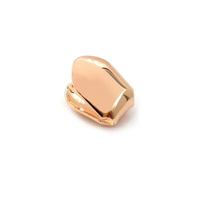 Delysia King Custom Fit Hip Hop Grillz – Single Tooth Cap for Top & Bottom in 4 Colors