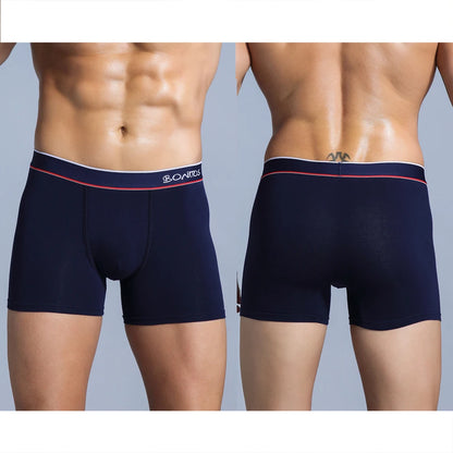 4pcs Men Cotton Boxer Shorts - Soft Comfortable Male Underwear Briefs Couple Boxers Set