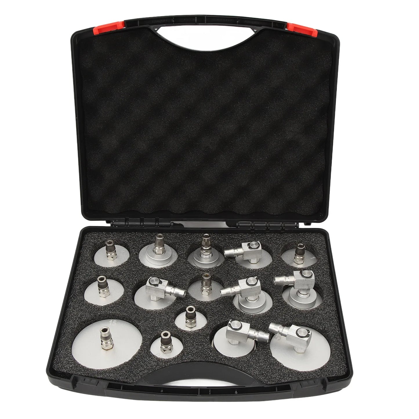 Master Cylinder Brake Bleeder Adapter Set — Aluminum Alloy, High-Accuracy Portable Tool for Automobiles