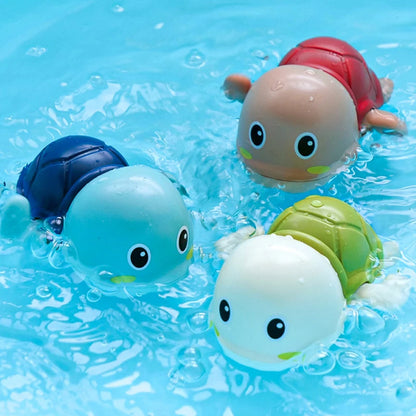 Baby Bath Toys Clockwork Swimming Animals – Cute Kids Bath & Shower Water Play Toys for Bathtub Fun and Learning