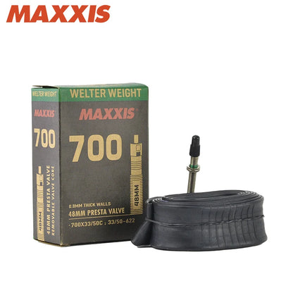 MAXXIS Bicycle Inner Tube - Presta & Schrader Valve for 20, 24, 26, 27.5, 29 Inch & 700C Bikes