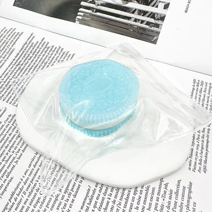 Soft Taba Squishy Handmade Cookie Fidget Toy – Sensory Stress Relief Squishy for Kids & Adults, Anxiety Relaxation Squeeze Toy Holiday Gift