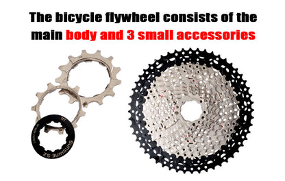 SUNSHINE Bicycle Cassette 8-12 Speed Freewheel - 32T to 52T Sprocket for Shimano/SRAM HG Flywheel