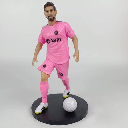 Football Star Action Figures – C. Ronaldo, Messi, Mbappe Cartoon Model Dolls Car Accessories Gifts (1-5pcs)