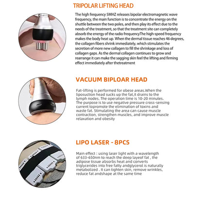 Missheart 6-in-1 KIM-8 40K Cavitation Machine – Professional Beauty Equipment with Fast Shipping