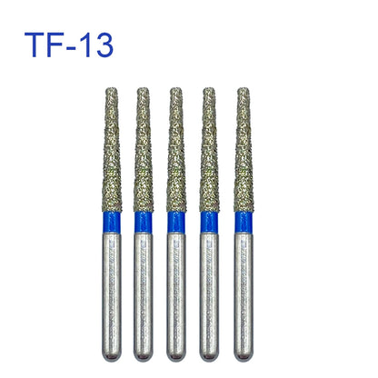 5pcs FG Dia 1.6mm Dental Drills – High-Speed Handpiece Diamond Burs for Teeth Whitening