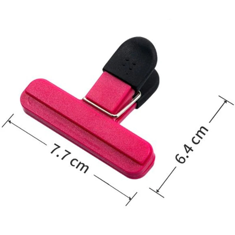 Portable Bag Clips – Plastic Kitchen Food & Snack Sealer Clamp for Storage and Organization