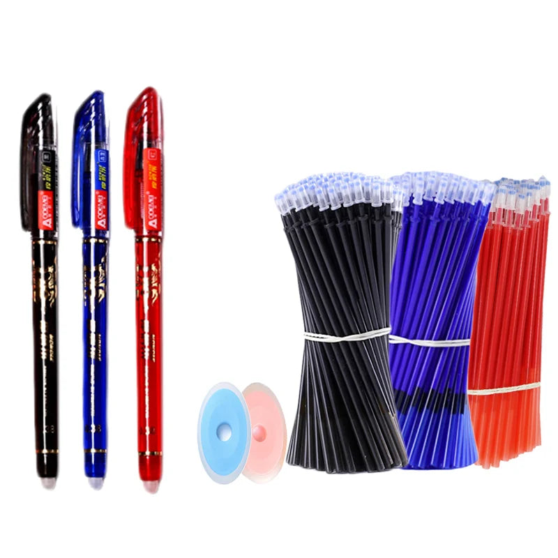 Kawaii Erasable Gel Pens 25-Piece Set - Cute School and Office Writing Pens for Notebooks and Stationery