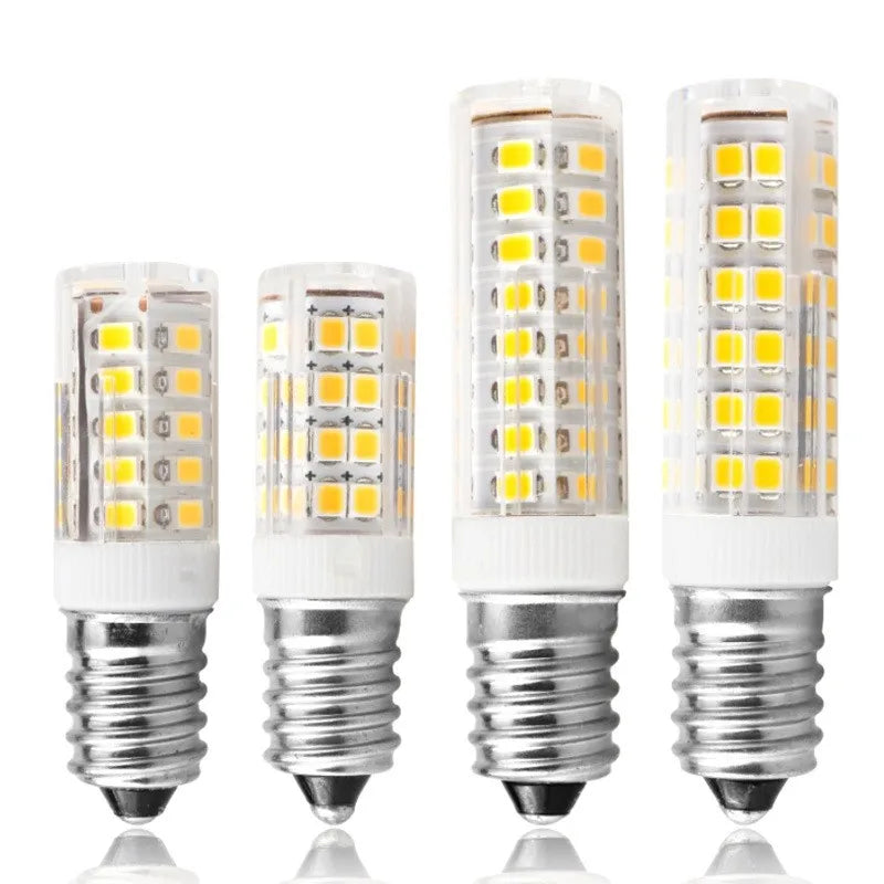 E14 Mini Corn LED Bulb – 7W/9W/12W/15W/18W 220-240V 360° Beam Angle, 2835SMD Replacement for Halogen Chandelier Lights