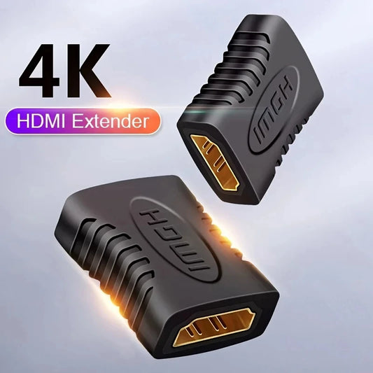 4K HDMI Extender Adapter – Female to Female Audio Video Converter for Monitor, Laptop, PS4/PS3, PC, TV HDMI Cable Extension