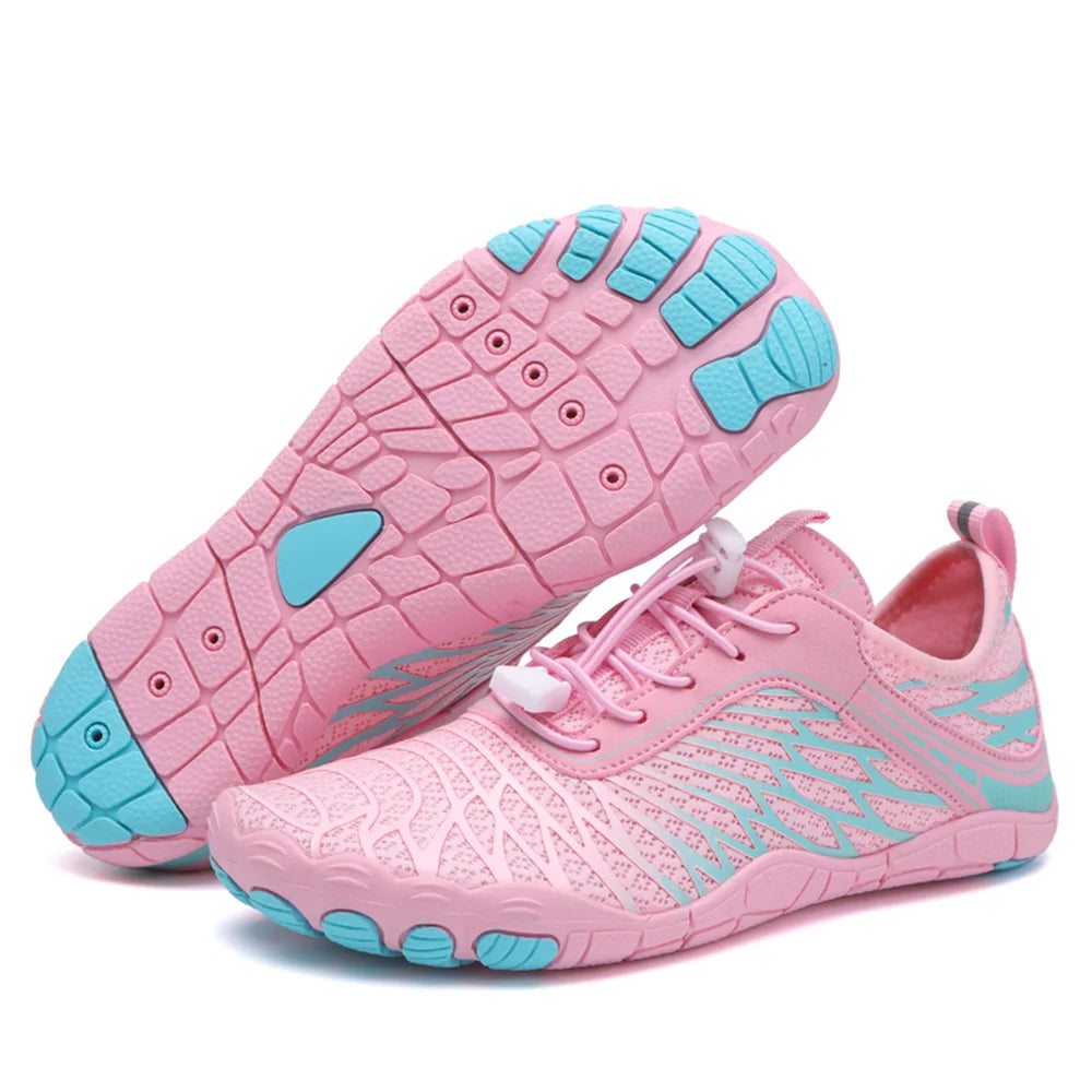 Unisex Aqua Water Shoes – Anti-Slip Quick-Dry Barefoot Sneakers for Beach, Swimming, Wading & Outdoor Activities