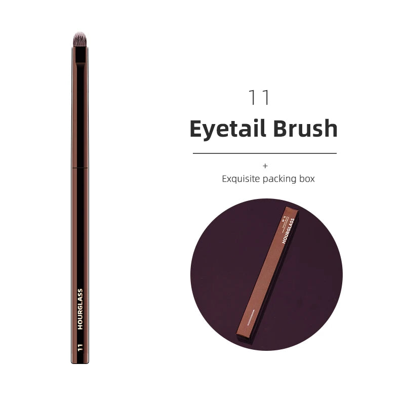 Hourglass Makeup Brushes Set – Powder, Foundation, Concealer, Blusher, Bronzer, Eyeshadow & Eyebrow Sculpting Brushes