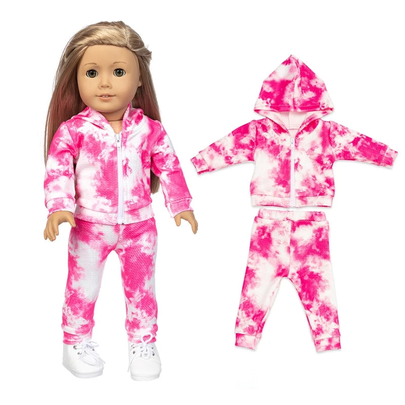 18-Inch American Girl Doll Clothes – Coat, Tights & Pants Outfit for Newborn & Baby Dolls