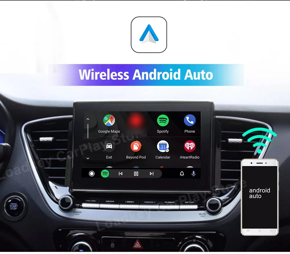Carlinkit CarPlay AI TV Box Plus — Android 13, 8+128GB, 8-Core QCM6656125, Wireless CarPlay & Android Auto with YouTube, Netflix, 4G LTE