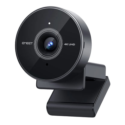 EMEET 4K Webcam with Microphone – 1080P 60FPS USB Mini Camera for Desktop & Laptop