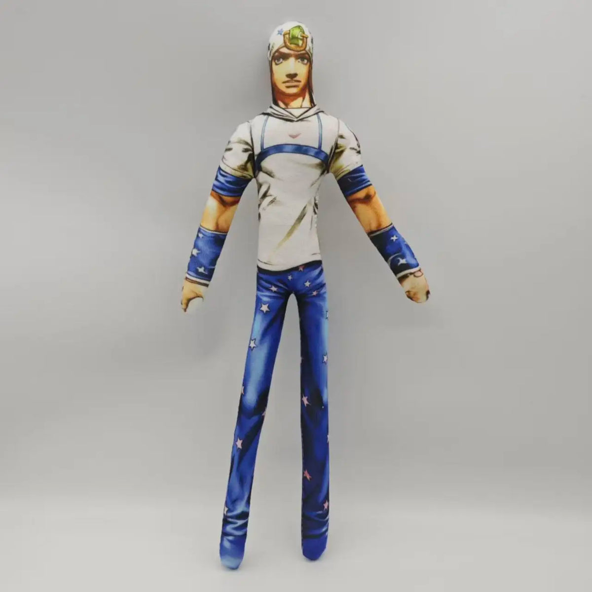 28cm JoJo's Bizarre Adventure Plush Doll - Jotaro, Joseph, Gyro & Johnny Anime Collectible Cosplay Gift