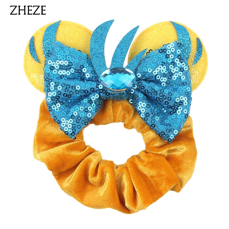 Velvet Mouse Scrunchies - Cute Elastic Ponytail Holders & Hair Accessories for Girls