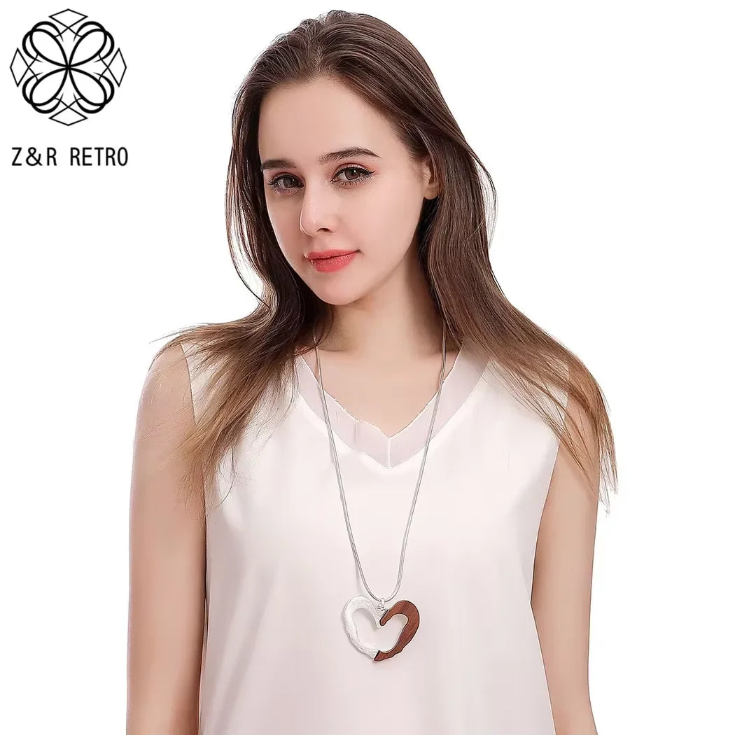 Vintage Long Chain Necklace – Irregular Gothic Pendant Jewelry for Women, 2023 Trendy Fashion Accessories