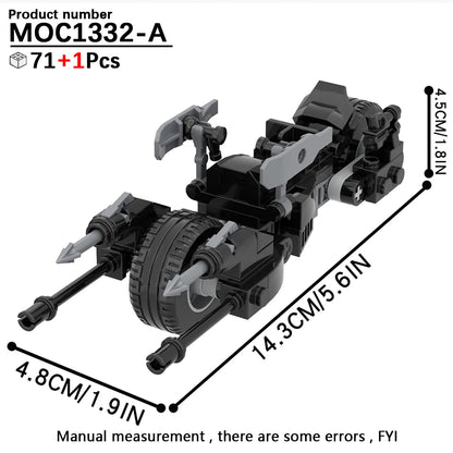 MOOXI Movie Series MOC BrickHeadz Building Blocks Set – DIY Educational Toy for Kids