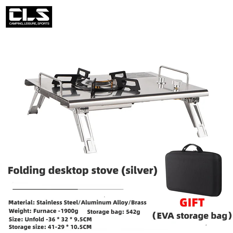 Newest Folding IGT Table – Lightweight Portable Roll-Up Table with Adjustable Legs for BBQ, Desktop Burner & Backpacking