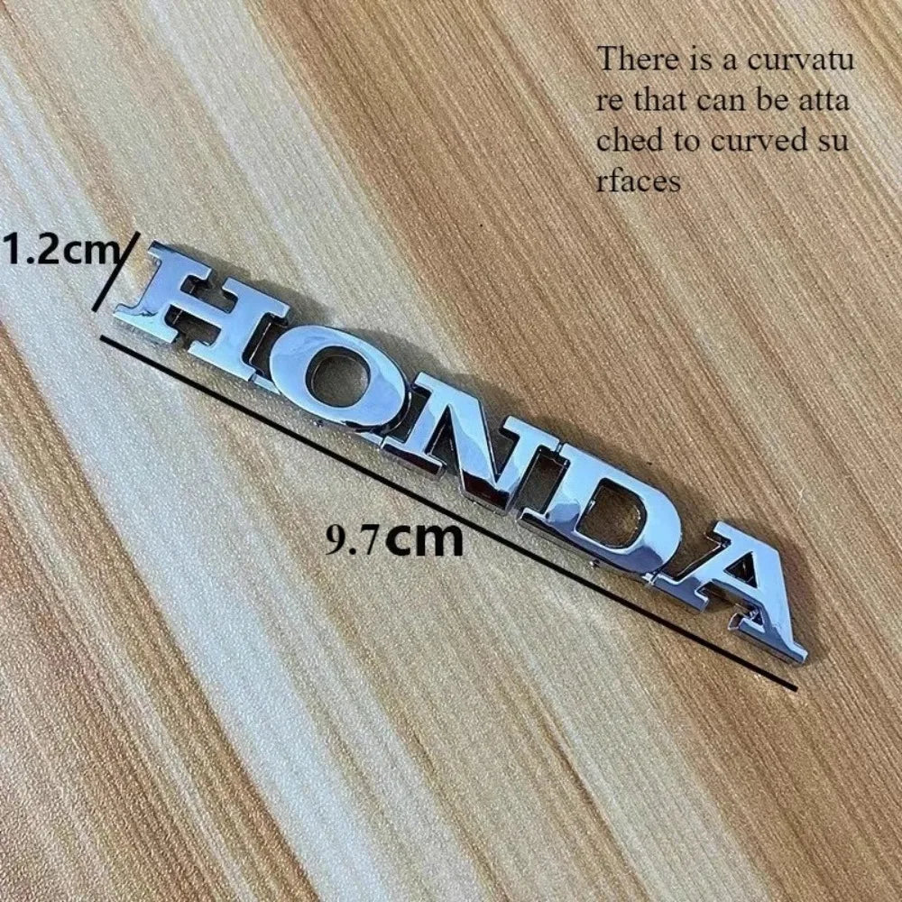 Honda 3D Electroplated Motorcycle Sticker – Rear Guard Plate Logo for PCX125, CBR1000R & CBR650R Accessories