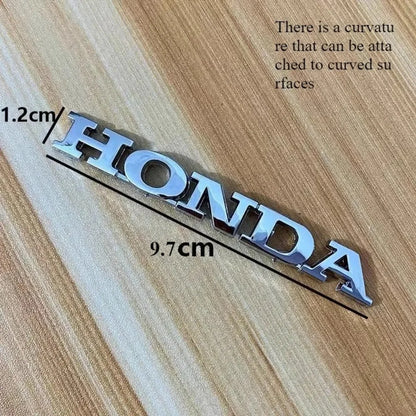 Honda 3D Electroplated Motorcycle Sticker – Rear Guard Plate Logo for PCX125, CBR1000R & CBR650R Accessories