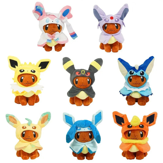 Eevee Evolution Plush Toys – Umbreon, Espeon, Jolteon & More Soft Stuffed Cartoon Collection