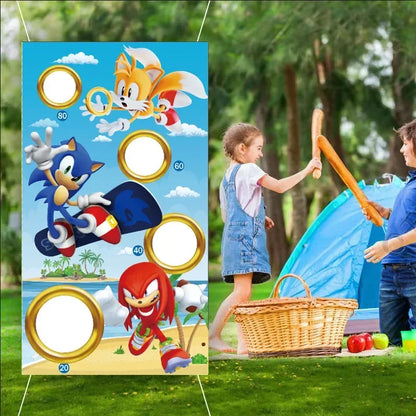 Sonic The Hedgehog Bean Bag Game – Kids Party Decoration & Birthday Gift