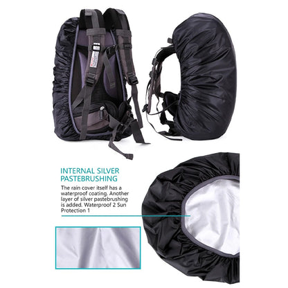 KoKossi 25-80L Backpack Rain Cover – Waterproof Outdoor Sports, Hiking, Cycling & Camping Bag Protector for Men & Women