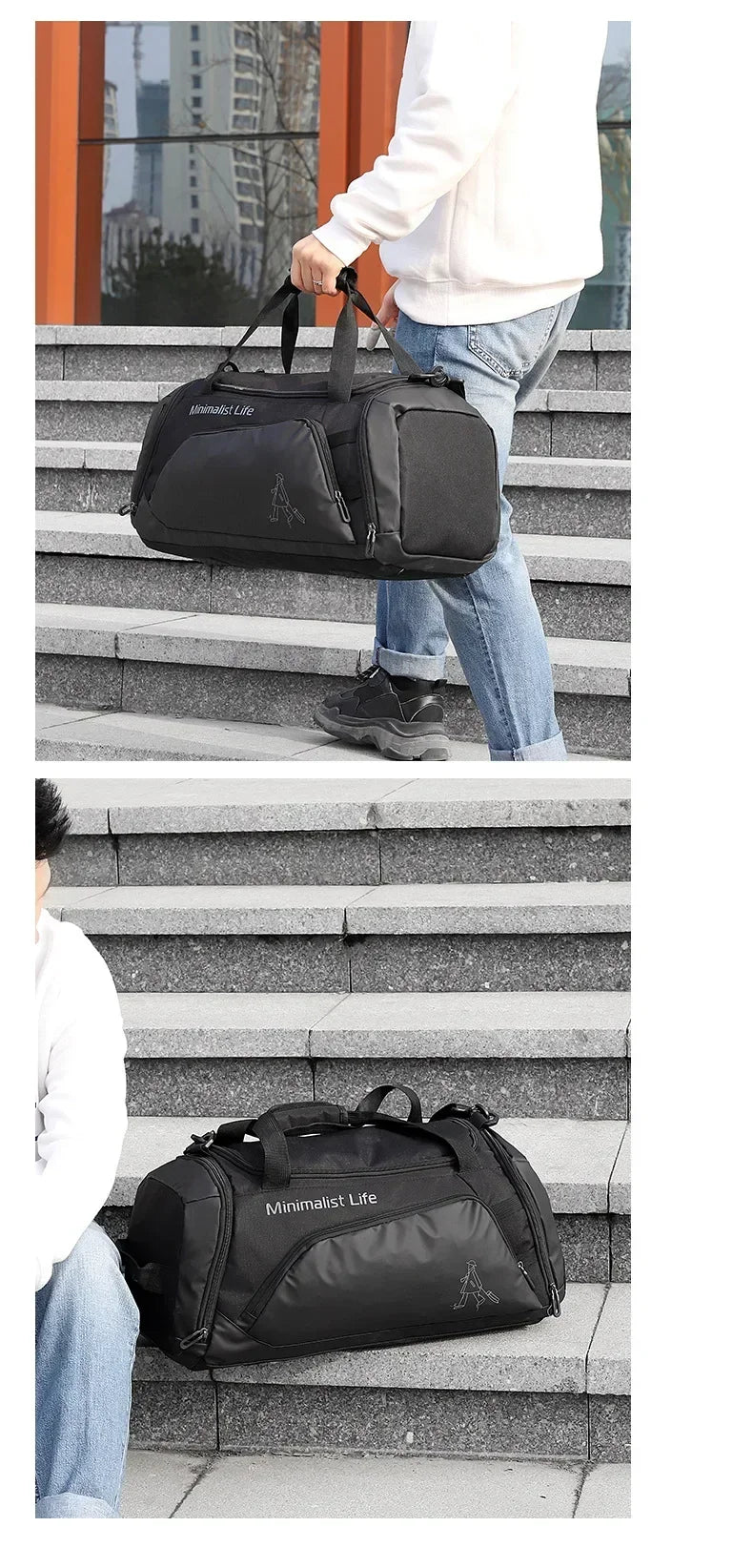 Waterproof Sports & Gym Bag - Durable Multifunctional Training, Fitness, & Swimming Tote