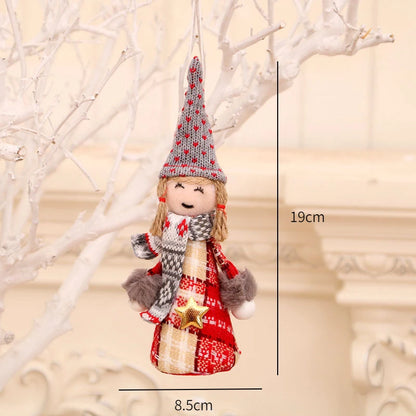Red Star Christmas Tree Ornament – DIY Xmas Pendant New Year Party Gift Home Decor Noel Navidad