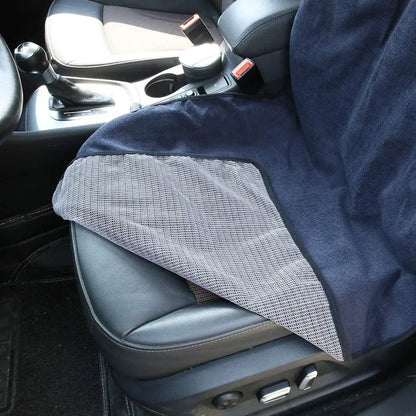 Front Car Seat Cover - Non-Slip Sweat-Absorbing Towel Protector for Cars, Trucks, and SUVs