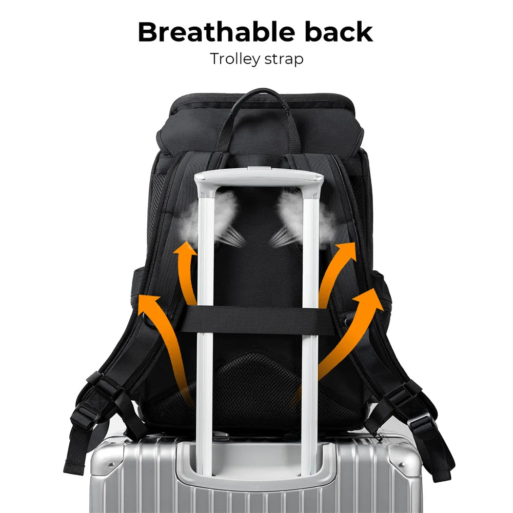 K&F CONCEPT 25L Camera Backpack – DSLR/SLR & Mirrorless Camera Bag with 15.6” Laptop Compartment for Canon, Nikon & Sony Cameras